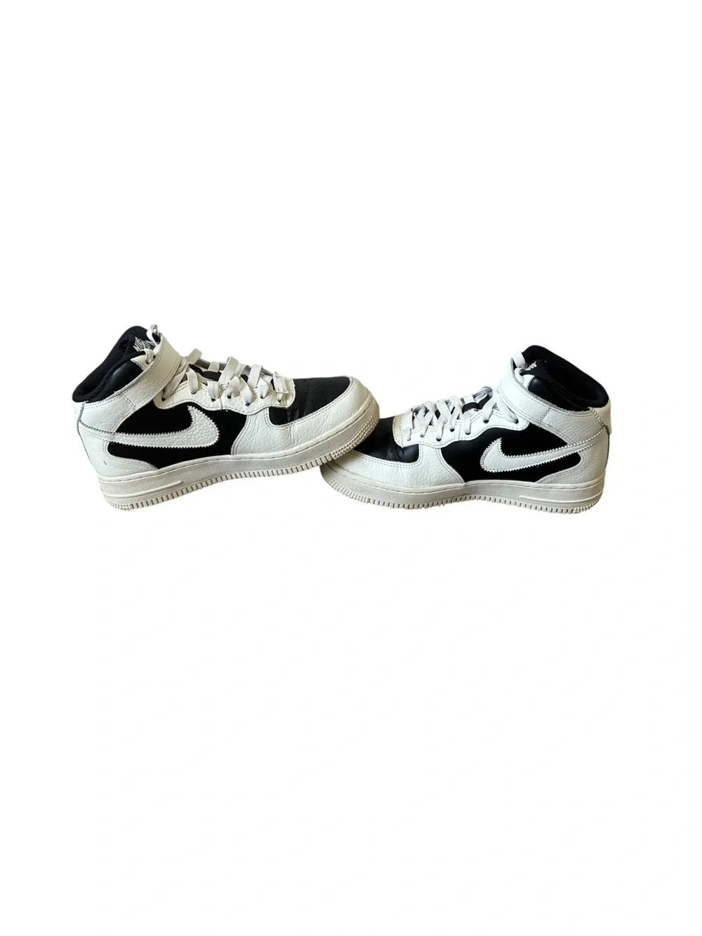 Nike Women’s White and Black High-Top Sneakers